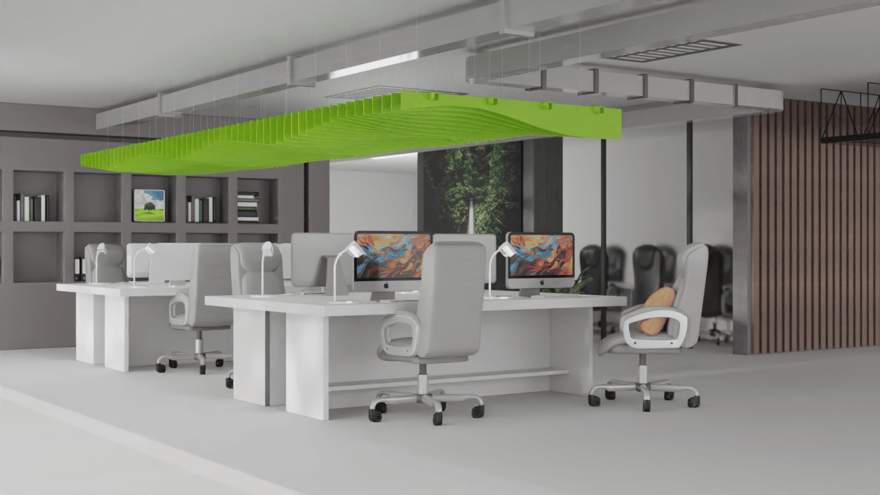 Akoestische Baffle Grid Golf - 2412