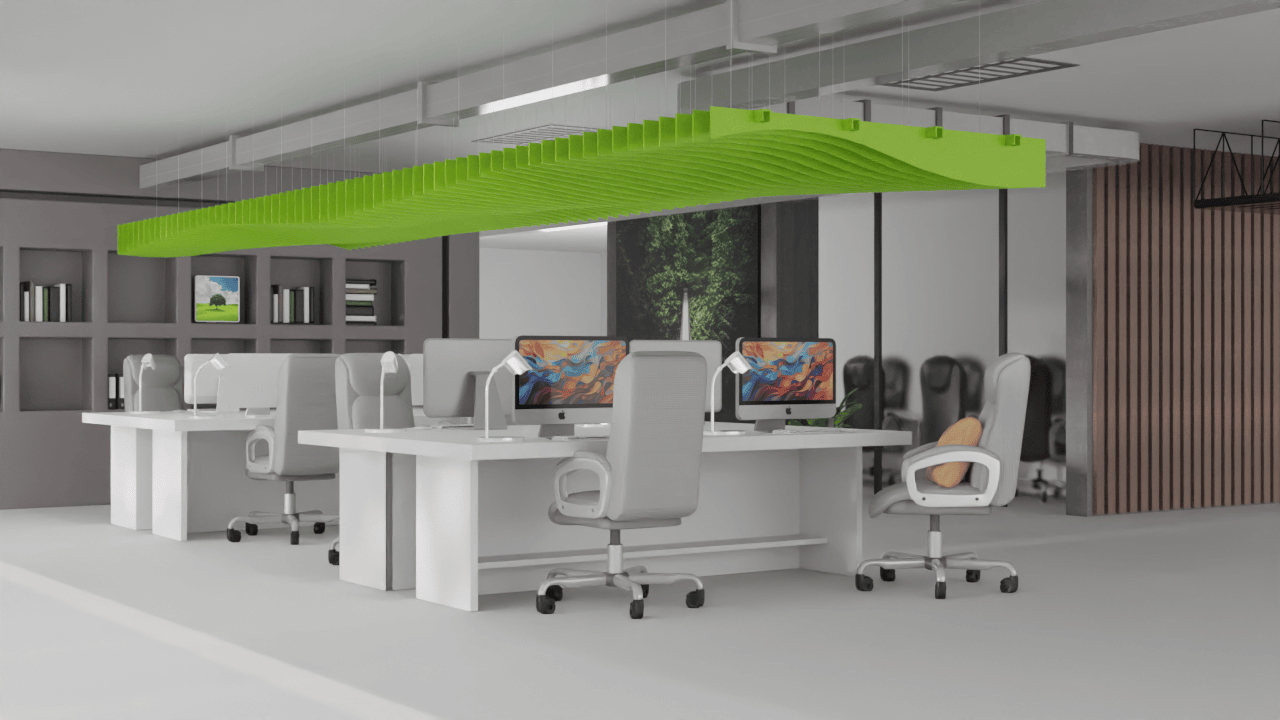 Akoestische Baffle Grid Golf - 2424