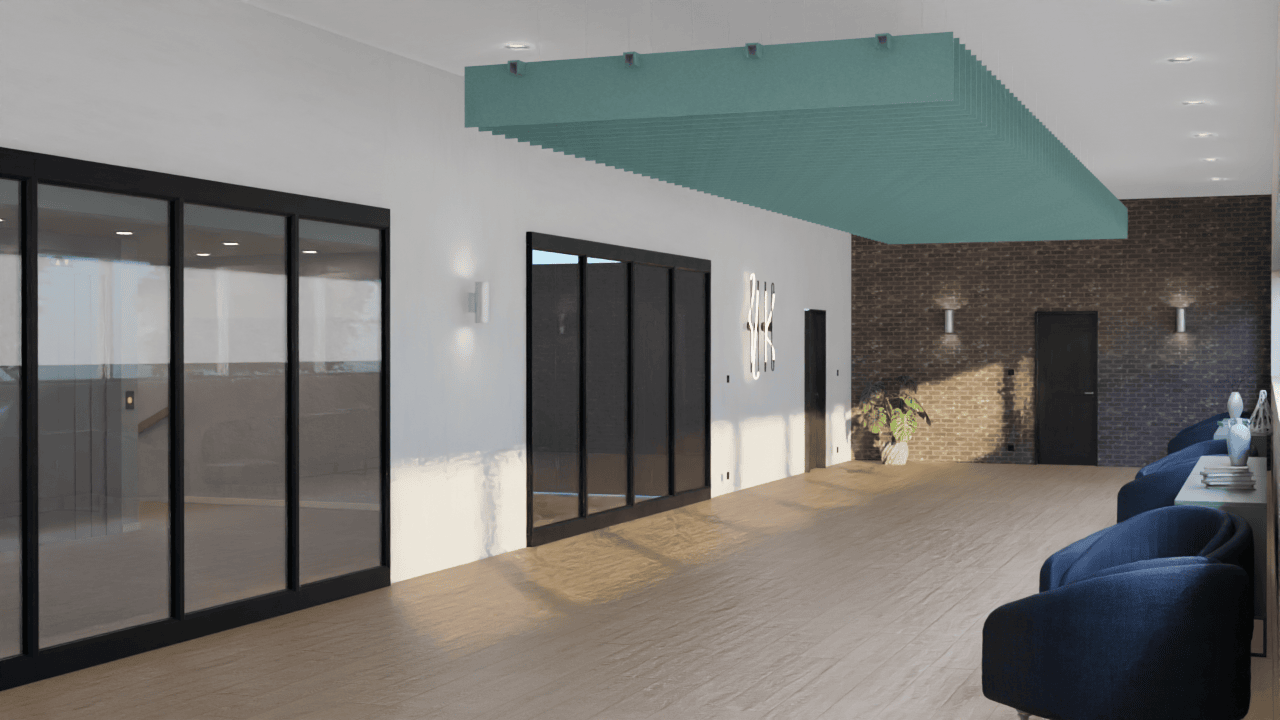 Akoestische Baffle Grid Recht - 2424