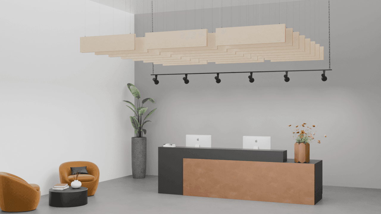 Akoestische Baffle 45 – 1200