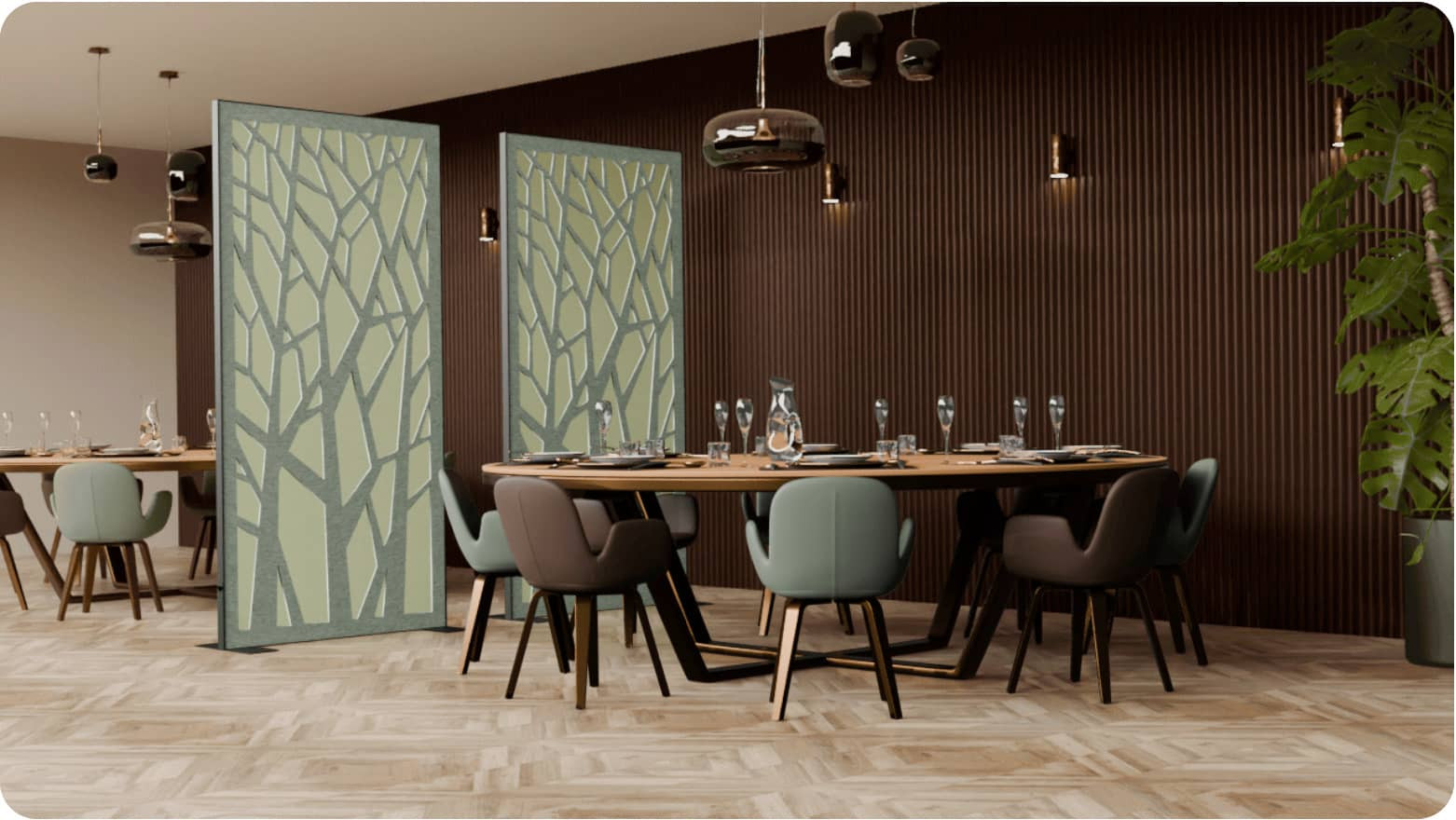 Roomdivider Luxe voeten 1200 RL 3