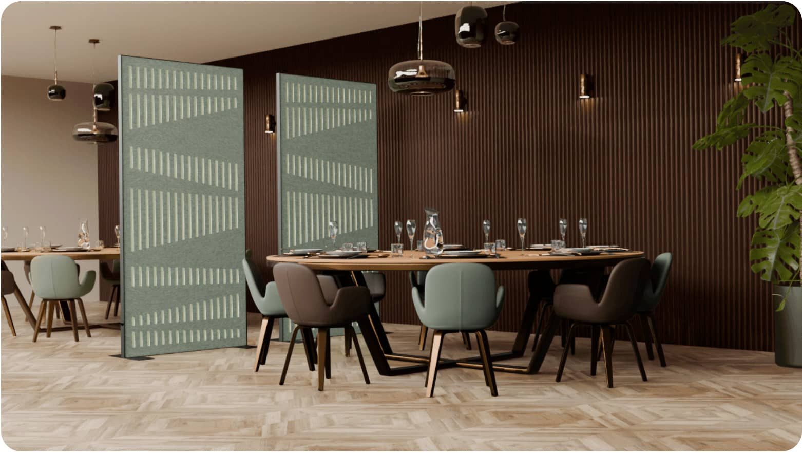 Roomdivider Luxe voeten 1200 RL 9