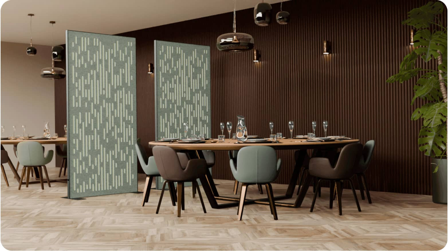 Roomdivider Luxe voeten 1200 RL 8