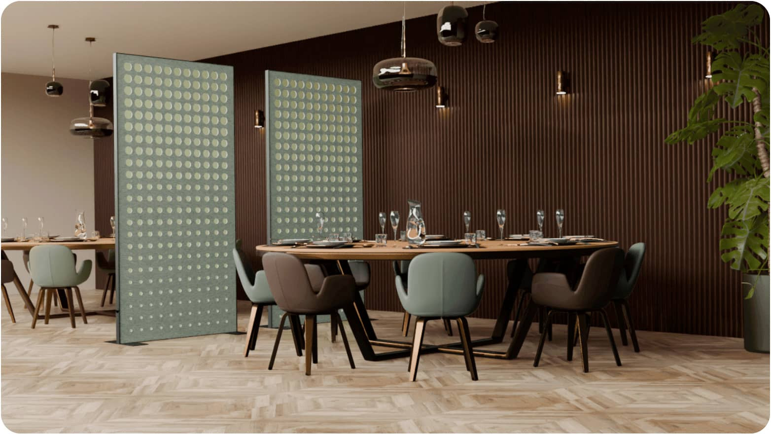 Roomdivider Luxe voeten 1200 RL 5