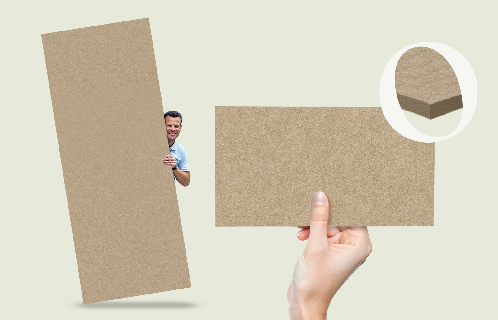 Hele plaat haaks gesneden XL