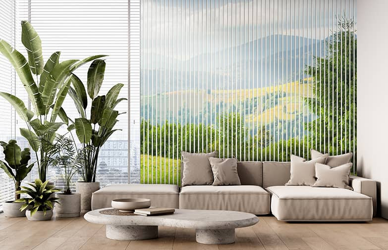 Lattenwand Smal Art 1200