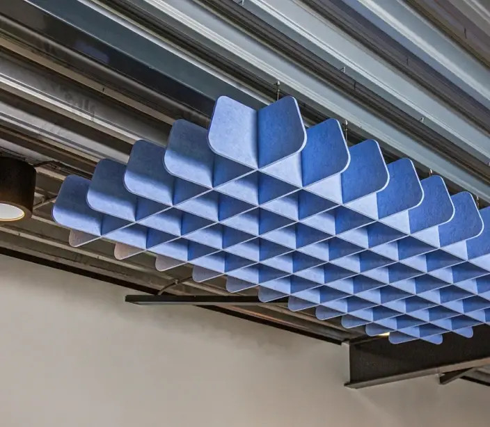 Akoestische plafondpanelen - Tacito akoestische vilt plafondpanelen 2